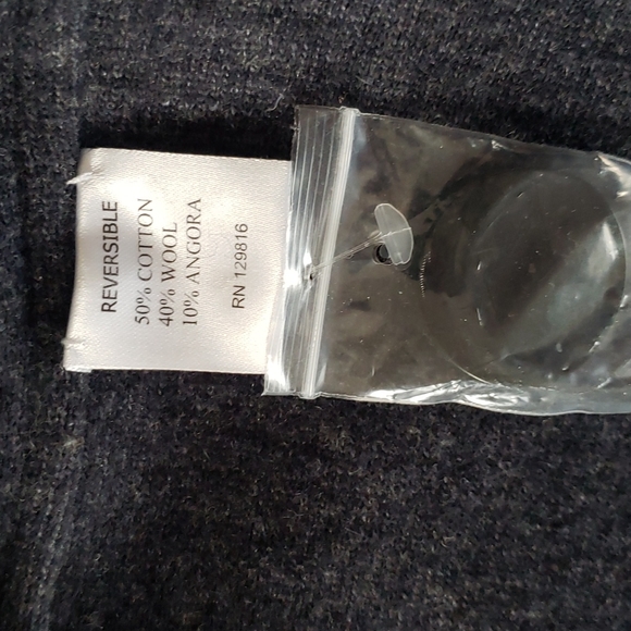 Venario wool blend reversible  cardigan - Picture 6 of 13